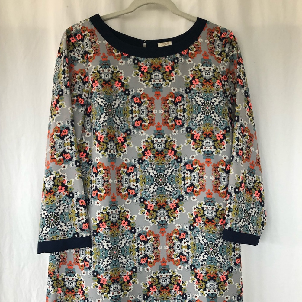 Colorful J. Crew Shift Dress